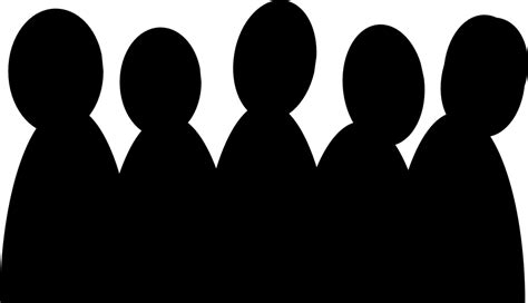 Group Of Men Silhouette Png