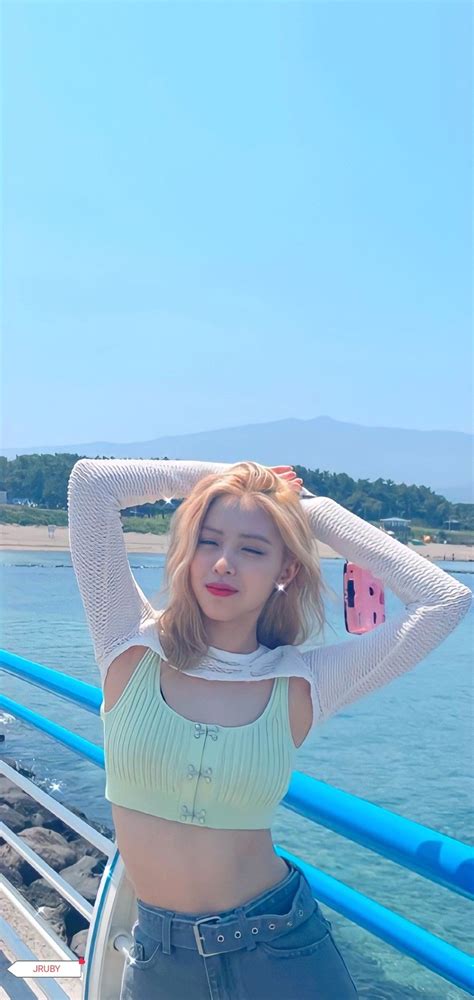 Ryujin Wallpaper In Kpop Girls Itzy High Neck Bikinis Hot Sex Picture