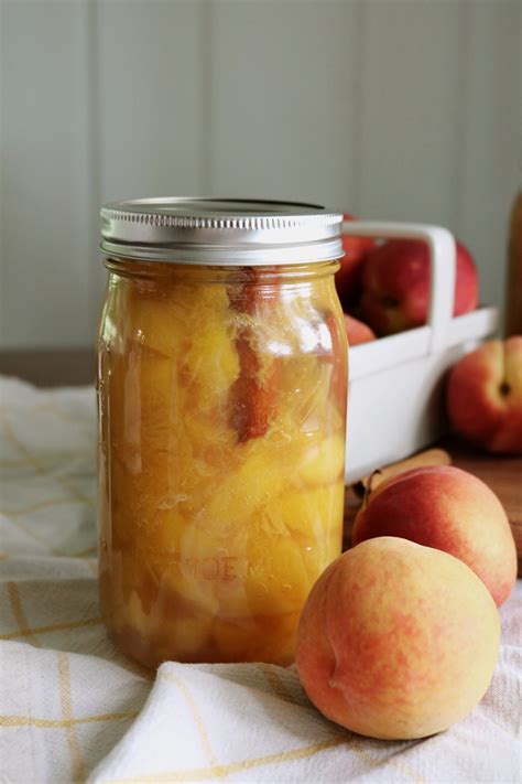 Canned Honey Spiced Peaches — Under A Tin Roof