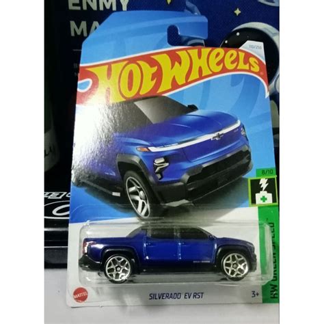 Hot Wheels Silverado Ev Rst Shopee Malaysia