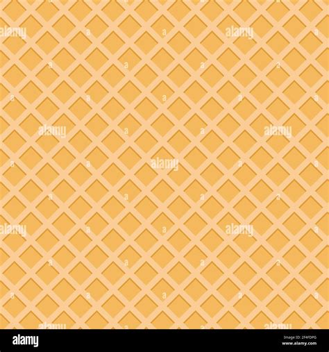 Wafer Seamless Pattern Texture Background Vector Illustration Stock