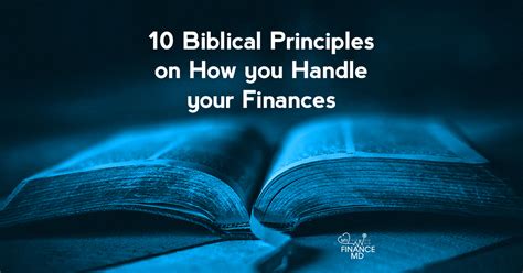 biblical principles    handle  finances  finance md