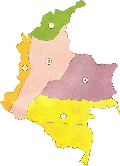 Las Regiones De Colombia