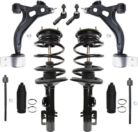 10pc Front Struts Lower Control Arms Tie Rods Suspension Kit