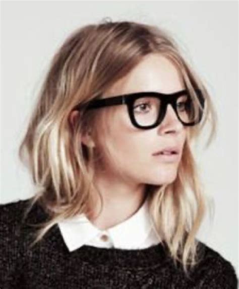thick rim glasses black glasses outfit lob  glasses glasses