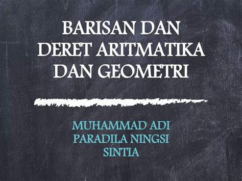 Soal Barisan Dan Deret Aritmatika 10