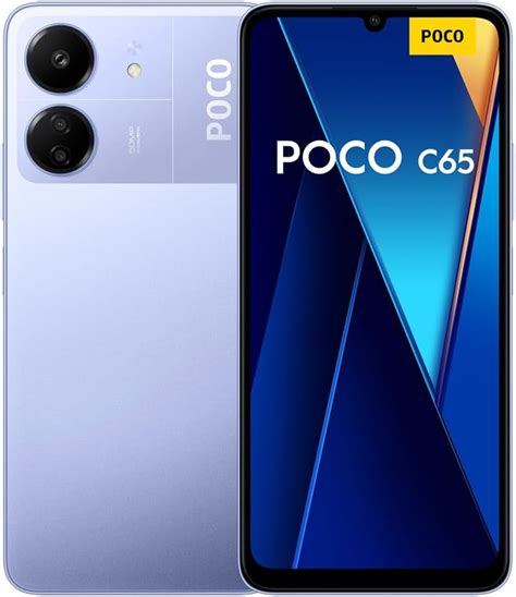 Xiaomi Poco C65 Smartphone 8+256GB, Purple (UK Version + 2 Years ...