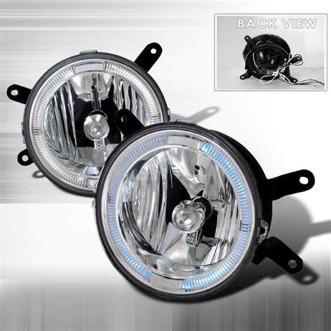 Mustang Fog Lights Halo Clear Chrome Gt Only Pair