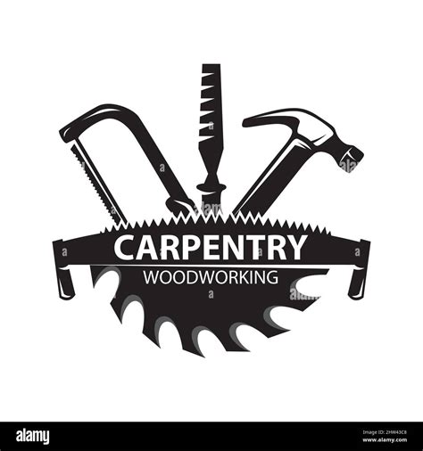 Vector Logo Of Carpentry Workshop And Woodwork Stock Vector Image And Art