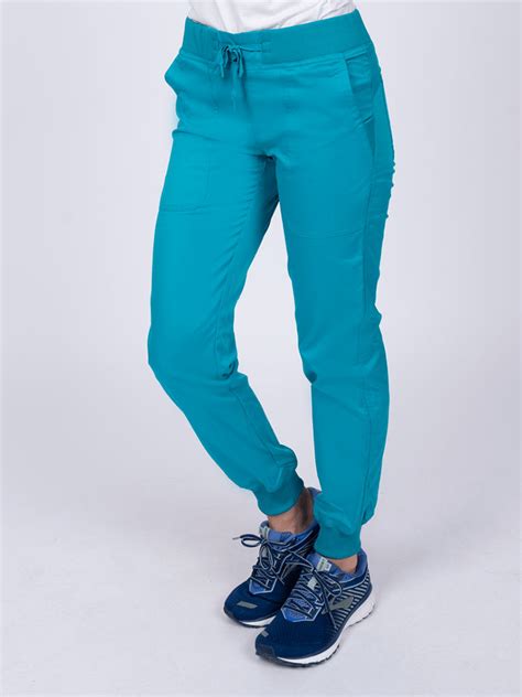 Epic By Medworks Womens Yoga Jogger Scrub Pant Teal Scrub Pro Uniforms