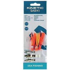 Kinetic Sabiki Octopus Feather Rig Durchsichtig Hitta B Sta Pris