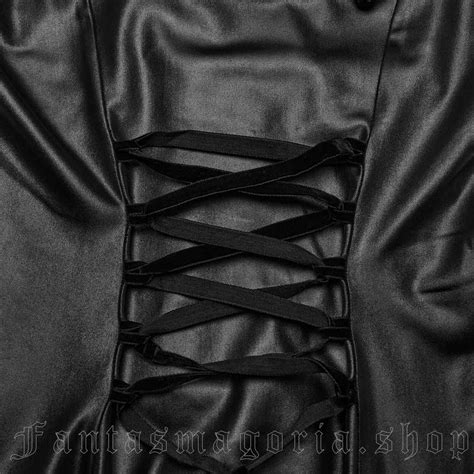 Auffälliges Wet Look Kleid Kleider lang Club Hot Fashion Odretto Highheels