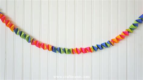 Accordion Fold Paper Garland Tutorial Paper Garland Accordion Fold