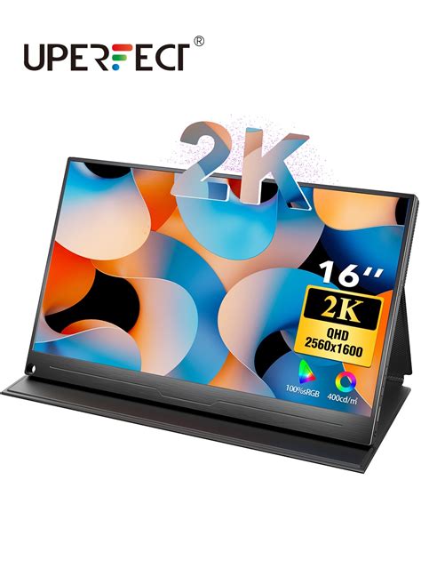 Uperfect 2k Portable Monitor 16 60hz Lcd Gaming Display 2560x1600 Qhd
