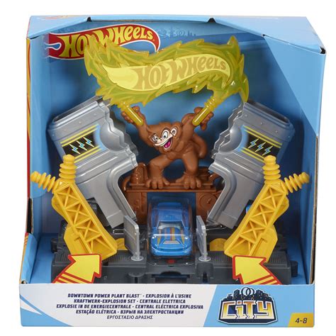 Hot Wheels Fold Out Playset Power Plant Blast Lekia Se