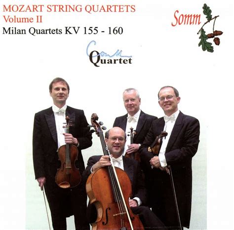 Mozart String Quartets Volume Ii Somm Recordings
