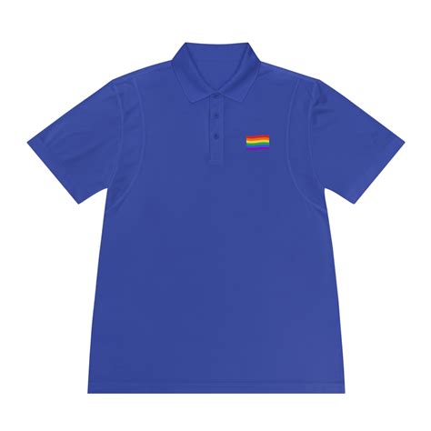Pride Flag Polo Rainbow Flag Shirt LGBT Flag Shirt Gay Etsy