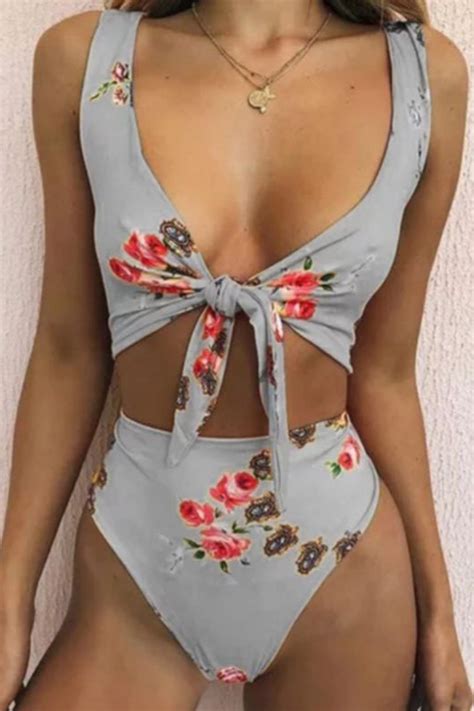 Bikini à motifs