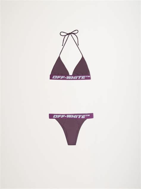 LOGO BAND BIKINI Off White Official Site