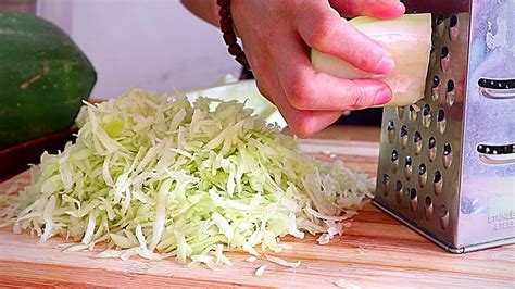 Easy Grated Papaya Recipe For Lunch Cheap But So Delicious That Will