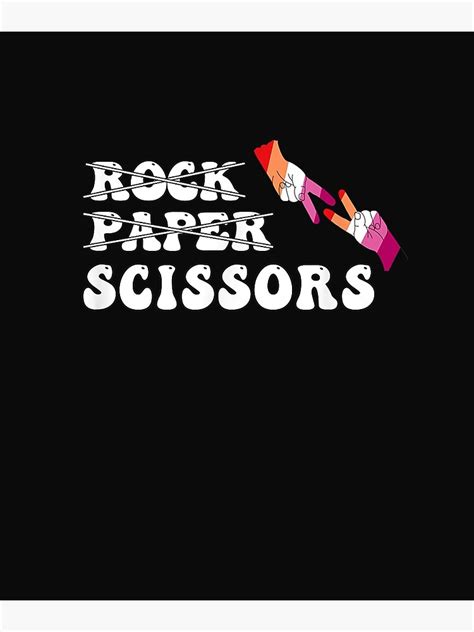 Rock Paper Scissors Lgbtq Awareness For Lesbian Women Lgbtqia Pride Month Lgbt Flag