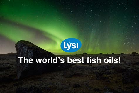 Cel mai Pur Ulei de peste - de la Lysi! Din Islanda!