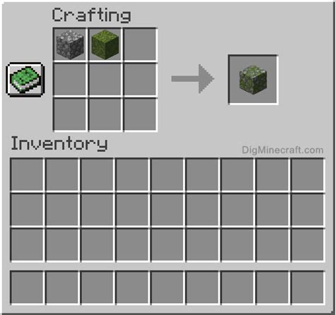 How To Make A Mossy Cobblestone In Minecraft