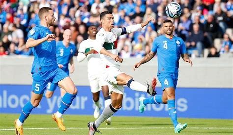 Hasil Kualifikasi Piala Eropa 2024 Islandia Vs Portugal Cristiano