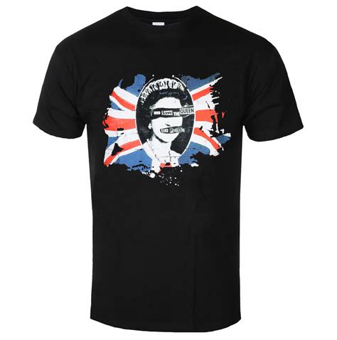 T Shirt Para Homem Dos Sex Pistols Bandeira God Save The Queen Rock Off Spts Mb
