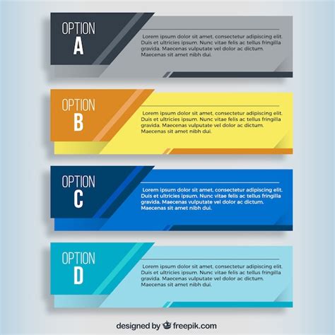 banner information vectors illustrations    freepik