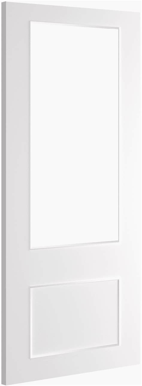 Sandringham Clear Glazed White Internal Doors At Express Doors Direct