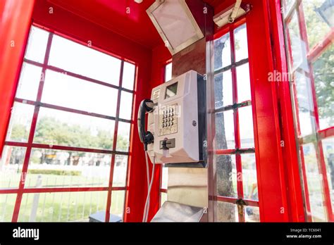 Old Fashioned Phone Booths Literature And Art Stock Photo Alamy