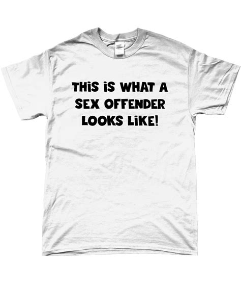 Offensive Sex Offender T Shirt For Stag Party Rude Prank Tee Etsy