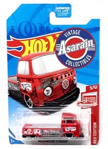 Vw Kombi T2 Pickup Target Red Edition Hot Wheels 1 64 Parcelamento Sem Juros