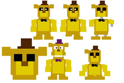 Custom Stage01 Golden Freddy Sprites By Goldenrichard93 On Deviantart