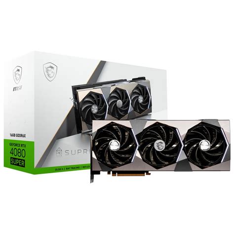 MSI GeForce RTX 4080 Super 16GB SUPRIM X Grafikkarte, 03/09/2024