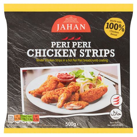Jahan Peri Peri Chicken Strips 500g | Breaded & Battered Chicken