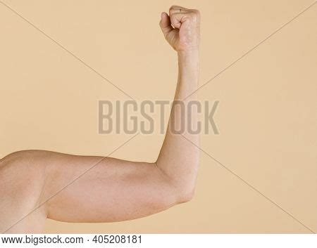 Naked Woman Flexing Image Photo Free Trial Bigstock