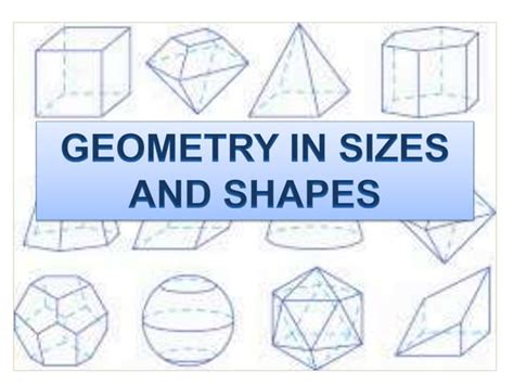 geometry  sizes  shapes pptx