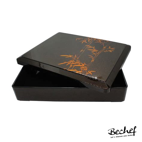 Bento Box กล่องอาหารสีน้ำตาล สไตล์ญี่ปุ่น For 6-1054-2 ( 12 นิ้ว) - ขาย ...