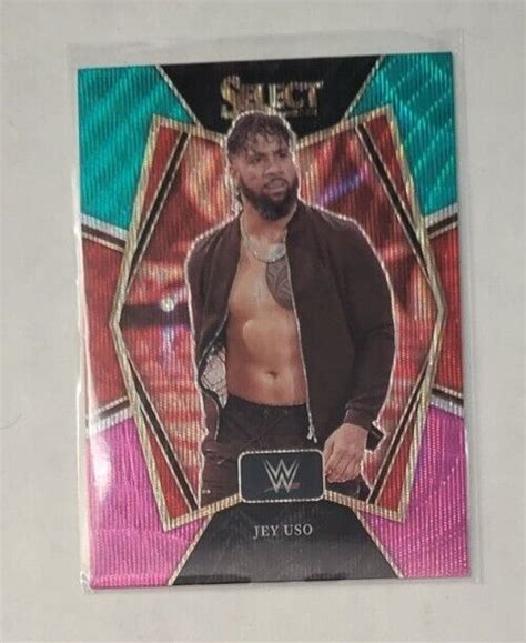 Mavin Panini Select Wwe Jey Uso Tri Color Prizm Premier Level