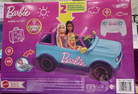 Barbie Rc Suv Hot Wheels Vehicle And Two Dolls Jdm Toy Sisters