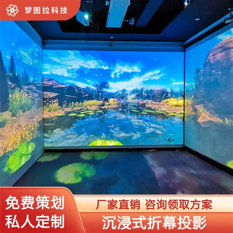 Holographic Projection Naked Eye D Immersive Exhibition Hall Solution