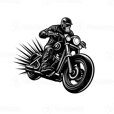 Black Motorcycle Club Logo Isolated 26972731 Png