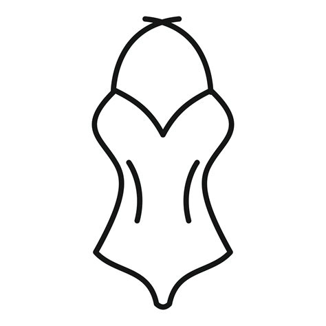Bikini Swimsuit Icon Outline Style Vector Art At Vecteezy