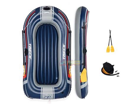 Надувная лодка с веслами и насосом Bestway (61083) Hydro-Force Raft ...