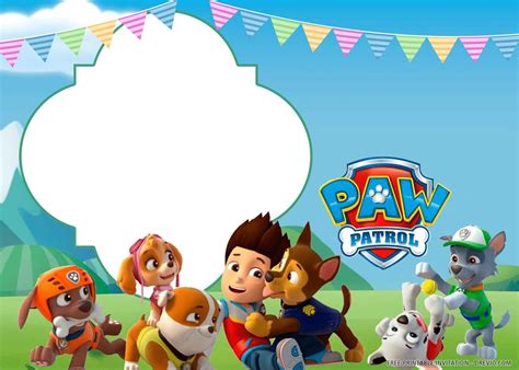 Paw Patrol Birthday Paper