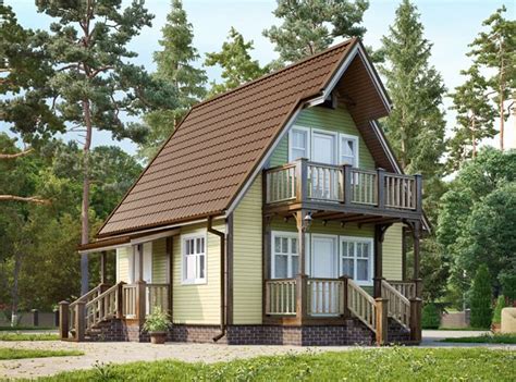 Строительство дачных домов под ключ в Москве, цена на готовые домики ...