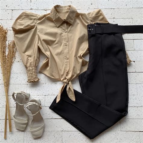 Camisa Cropped Tricoline Bufante Lastex E La O Nude Dondoca Moda Feminina