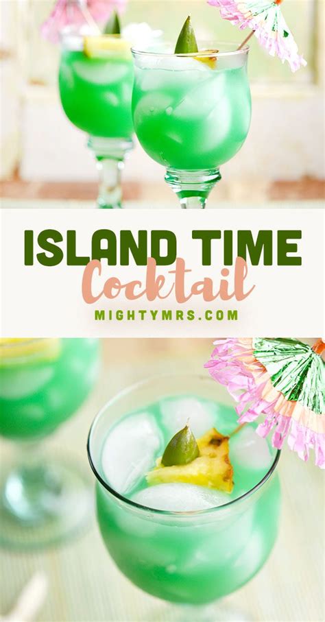 Island Time Cocktail Mighty Mrs Super Easy Recipes Recipe